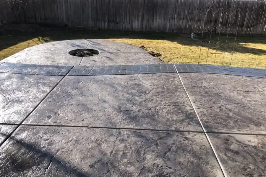 Stained and Stamped Concrete